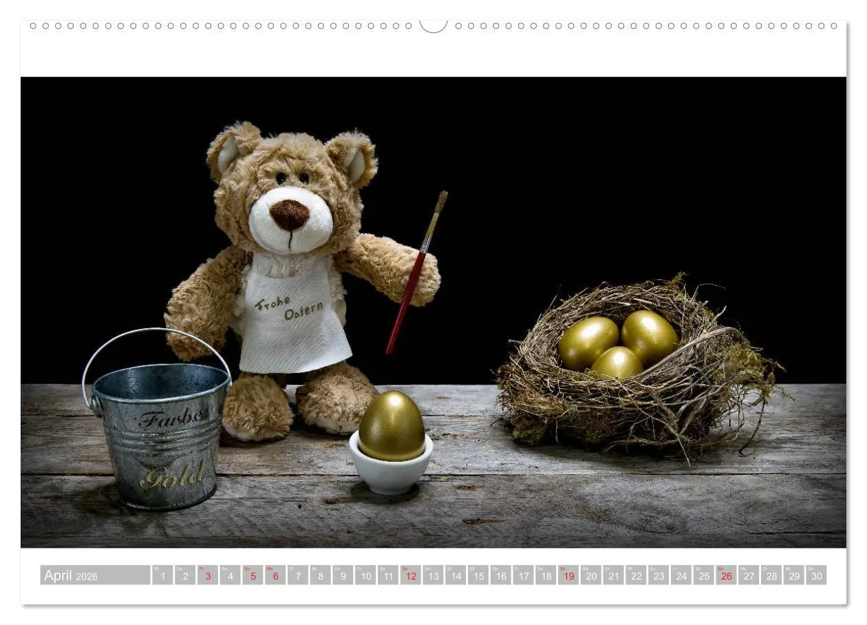Bild: 9783457813447 | Eddy, der Teddy - 12 Bilder zum Schmunzeln (Wandkalender 2026 DIN...