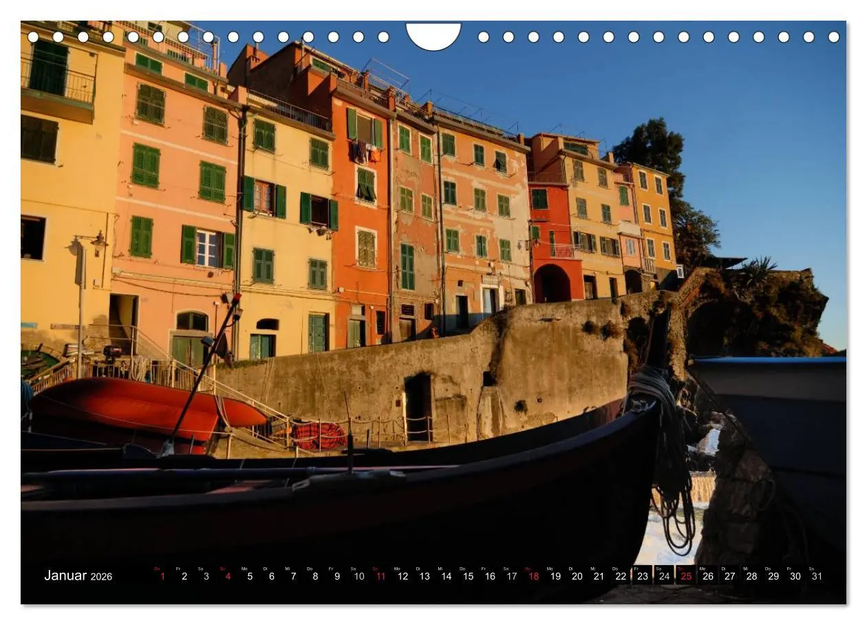Bild: 9783516143447 | Cinque Terre (Wandkalender 2026 DIN A4 quer), CALVENDO Monatskalender