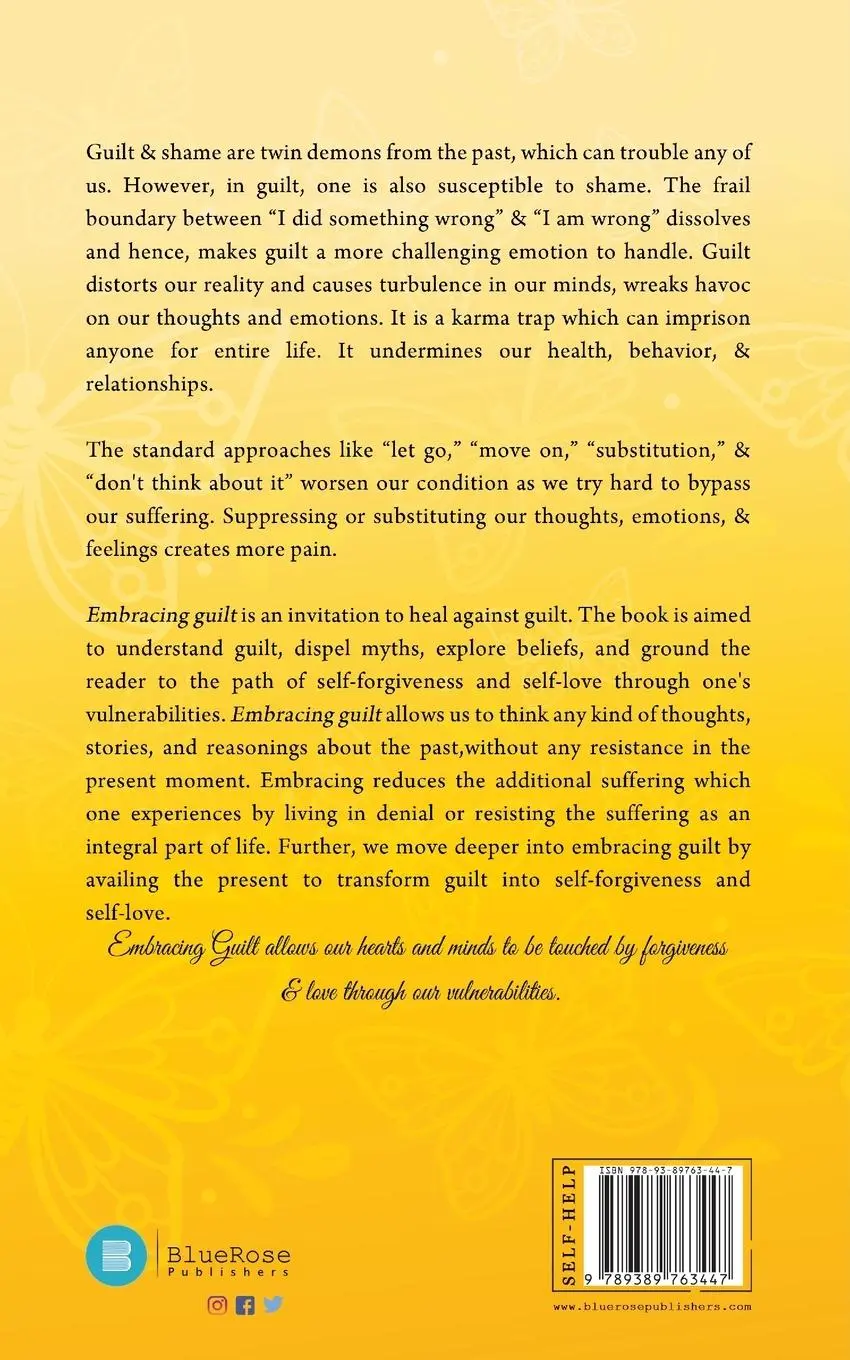 Rückseite: 9789389763447 | Embracing Guilt- From "I can't forgive myself" to "I forgive myself"