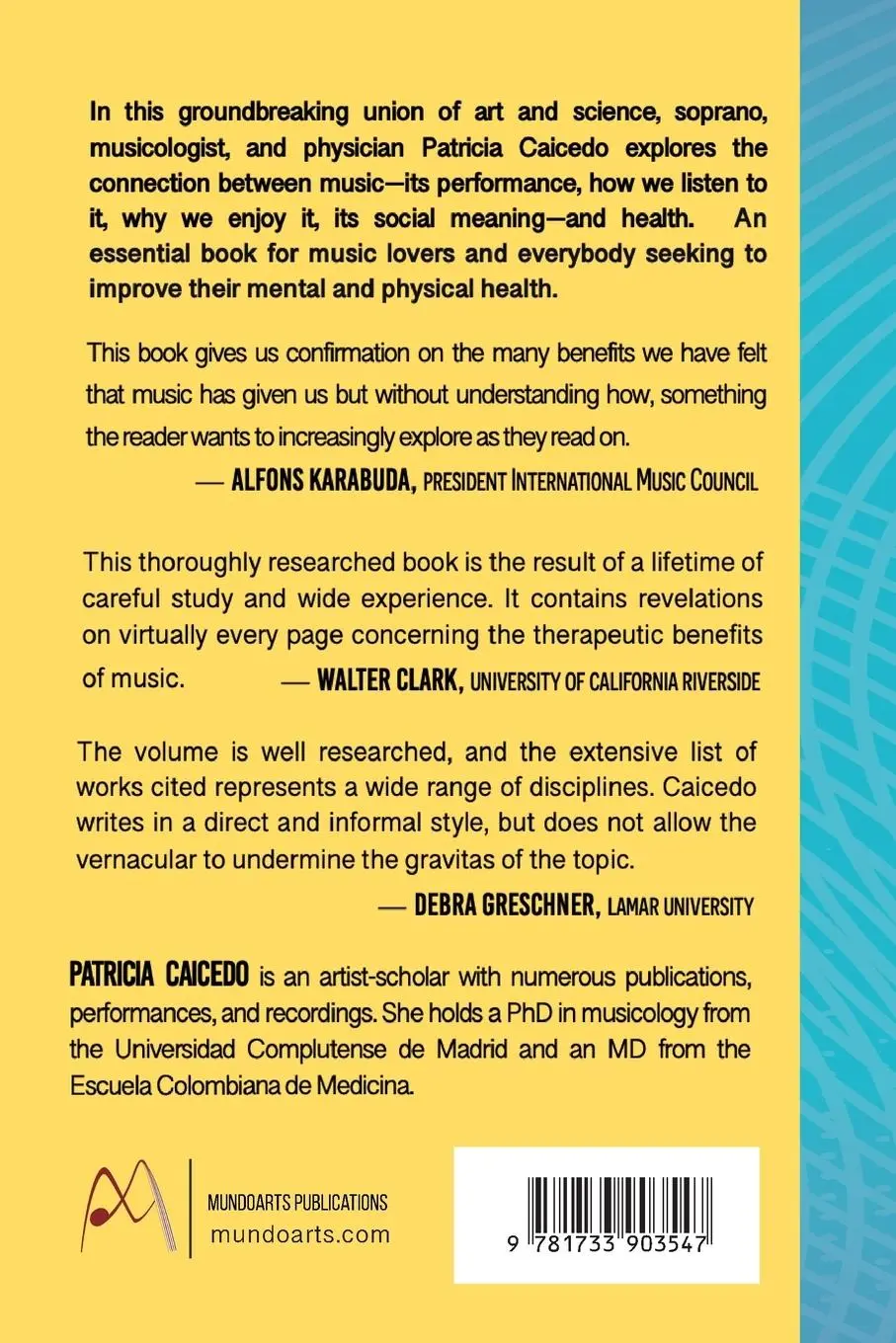 Rückseite: 9781733903547 | We are what we listen to | Patricia Caicedo | Taschenbuch | Englisch