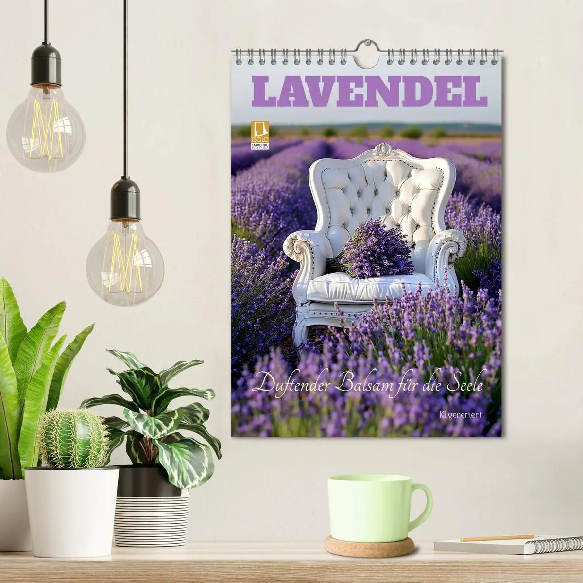 Bild: 9783457283547 | Lavendel (Wandkalender 2026 DIN A4 hoch), CALVENDO Monatskalender