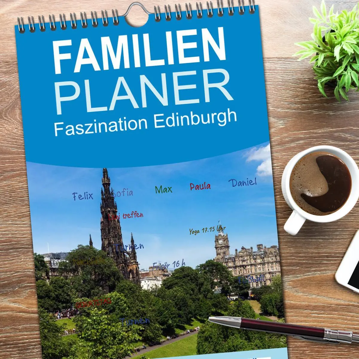 Bild: 9783516513547 | Familienplaner 2026 - Faszination Edinburgh mit 5 Spalten...