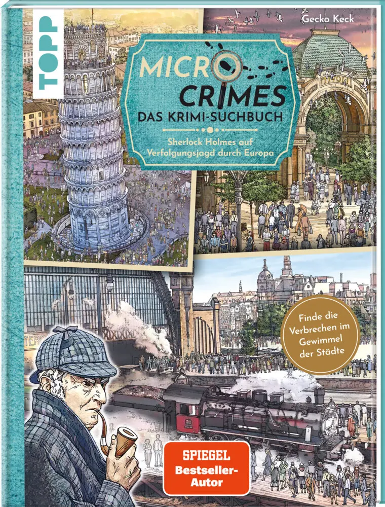 Cover: 9783735853547 | Micro Crimes. Das Krimi-Suchbuch. Sherlock Holmes auf...
