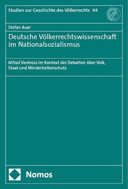 Cover: 9783756023547 | Deutsche Völkerrechtswissenschaft im Nationalsozialismus | Stefan Auer
