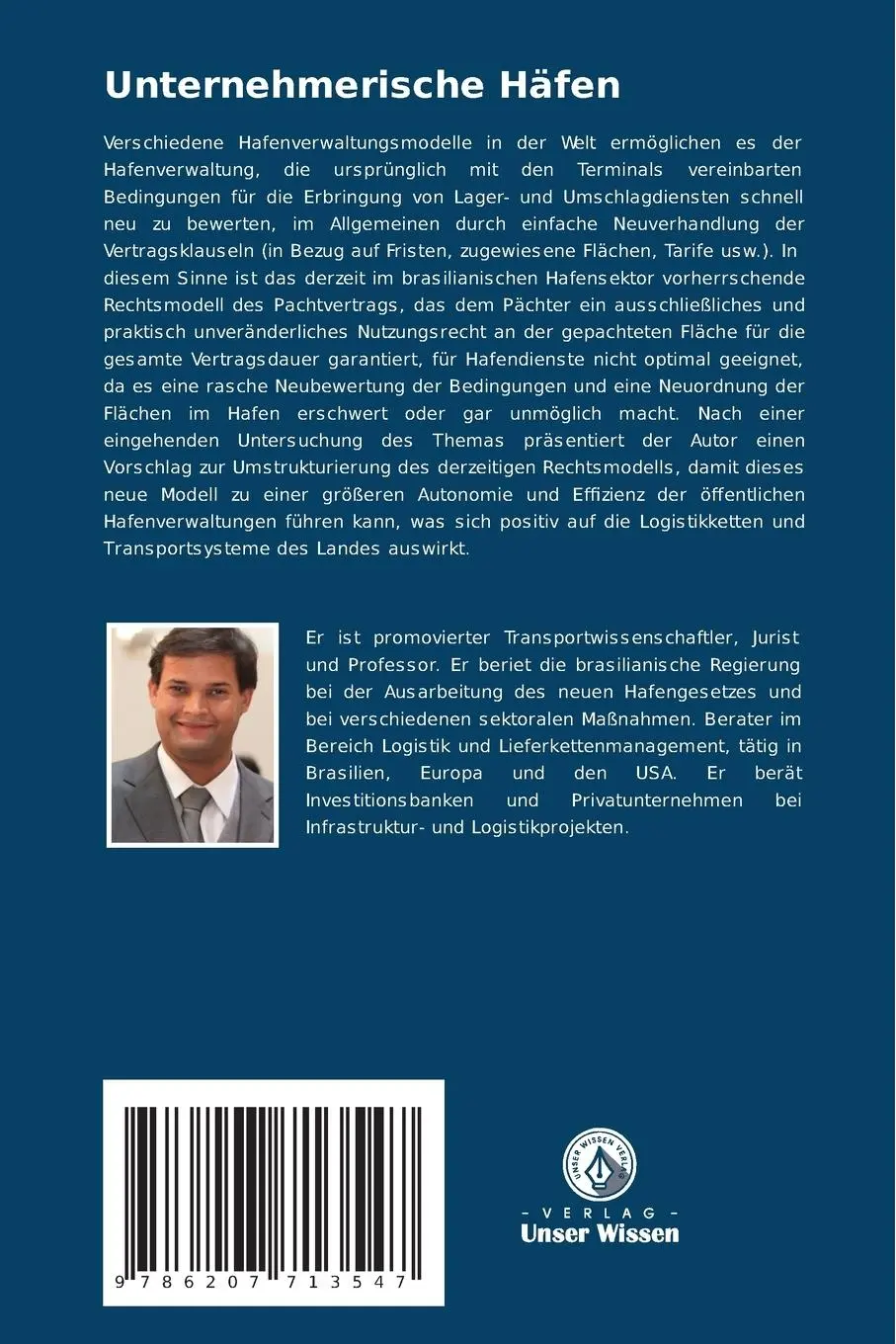 Rückseite: 9786207713547 | Unternehmerische Häfen | Mauricio Araquam de Sousa | Taschenbuch