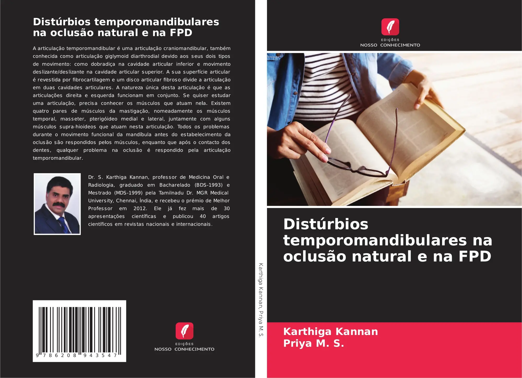 Cover: 9786208943547 | Distúrbios temporomandibulares na oclusão natural e na FPD | Buch