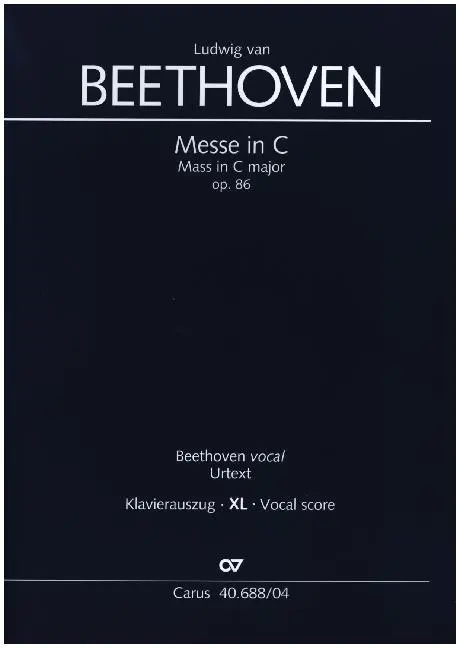 Cover: 9790007183547 | Messe in C (Klavierauszug XL) | op. 86. Urtext | Ernst Herttrich