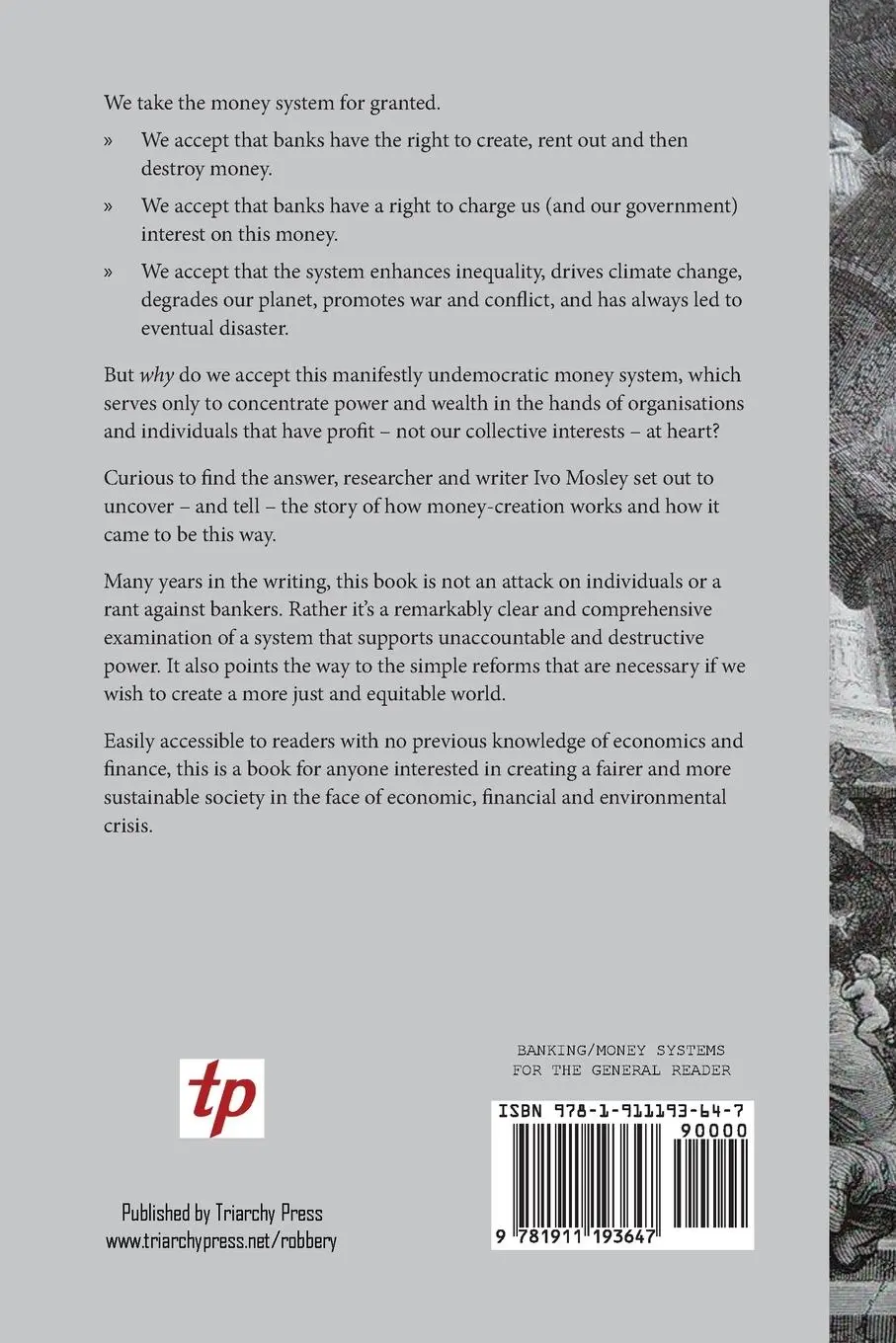 Rückseite: 9781911193647 | Bank Robbery | The way we create money, and how it damages the world