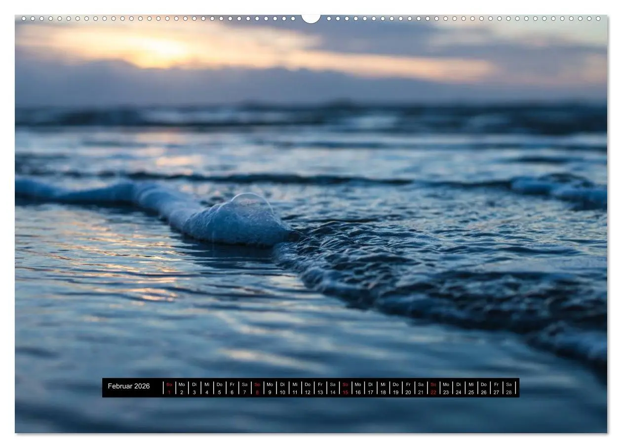 Bild: 9783457963647 | Abendlicht über der Nordsee (Wandkalender 2026 DIN A2 quer),...