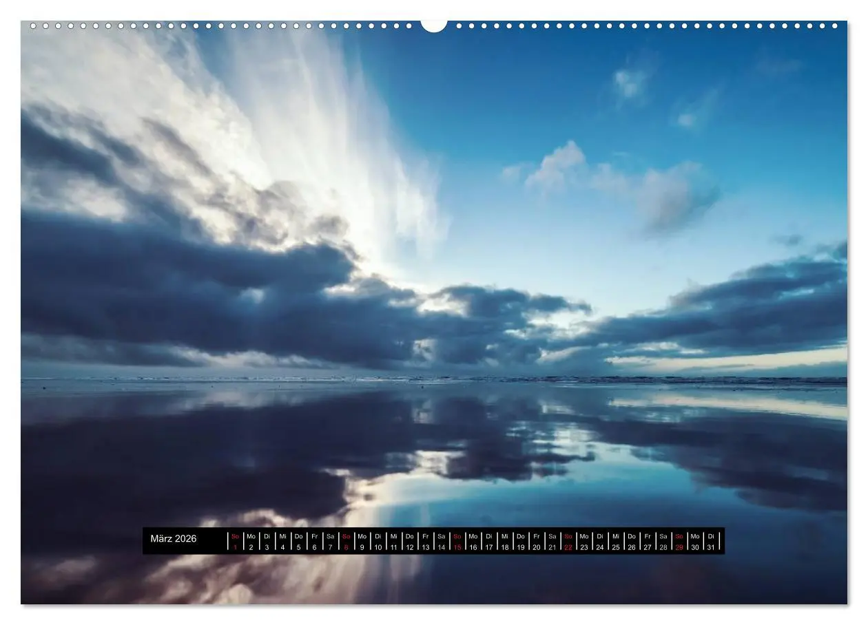 Bild: 9783457963647 | Abendlicht über der Nordsee (Wandkalender 2026 DIN A2 quer),...