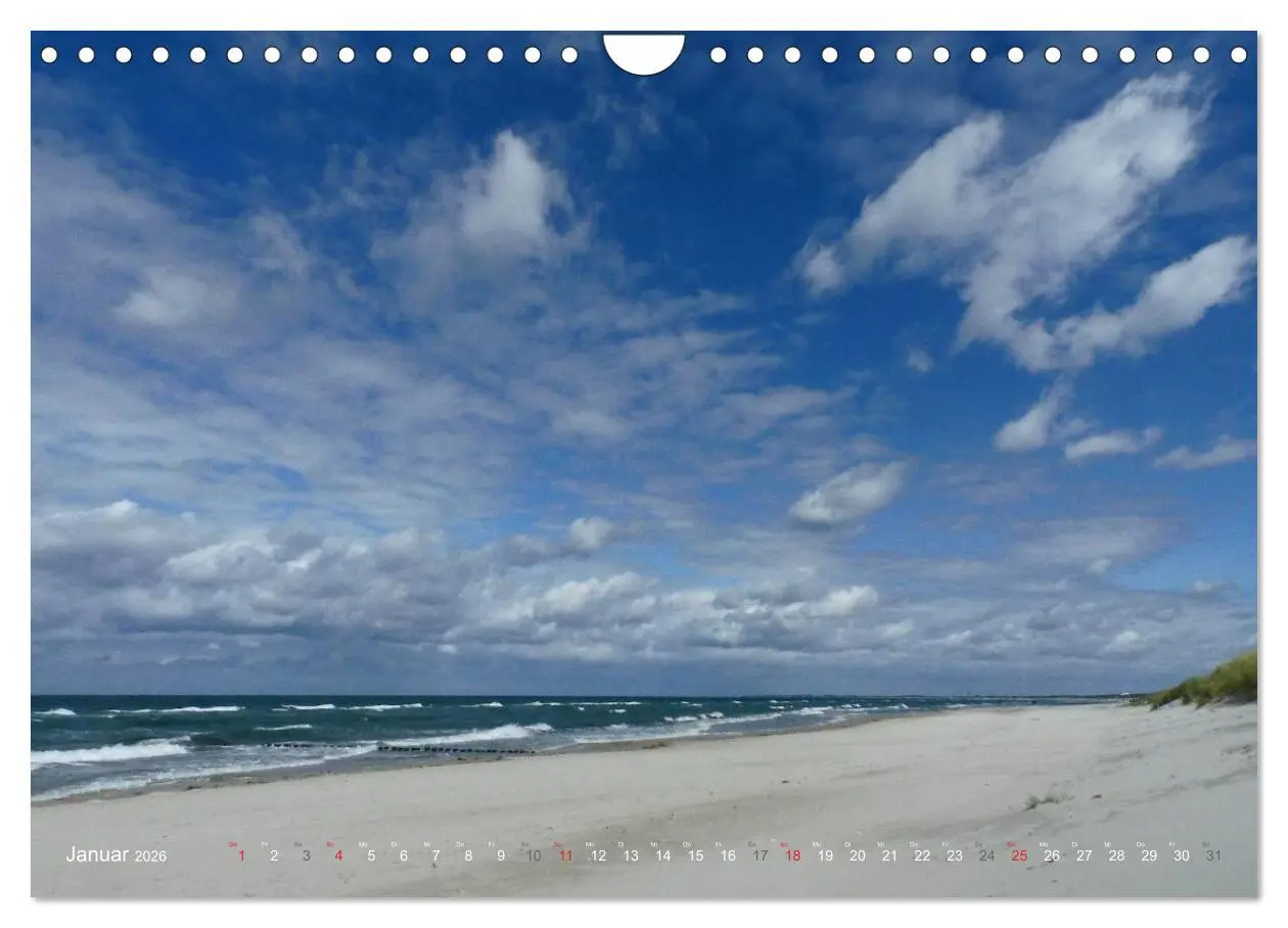 Bild: 9783516123647 | Wo de Ostseewellen trecken an den Strand 2026 (Wandkalender 2026...