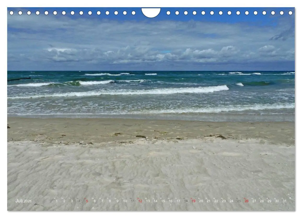 Bild: 9783516123647 | Wo de Ostseewellen trecken an den Strand 2026 (Wandkalender 2026...