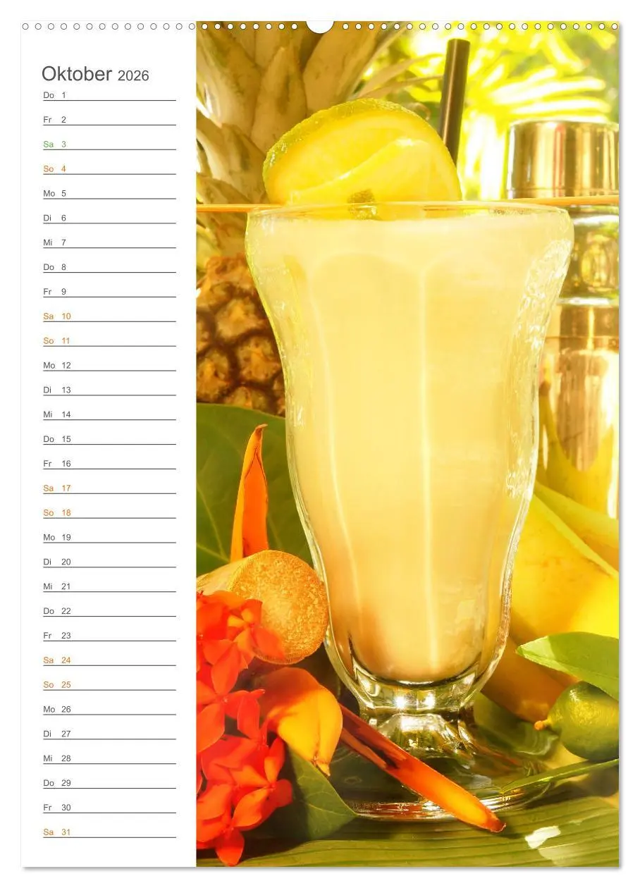 Bild: 9783516363647 | Tropical Cocktails - Erfrischend und fruchtig (Wandkalender 2026...