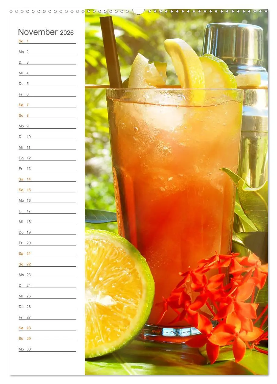 Bild: 9783516363647 | Tropical Cocktails - Erfrischend und fruchtig (Wandkalender 2026...