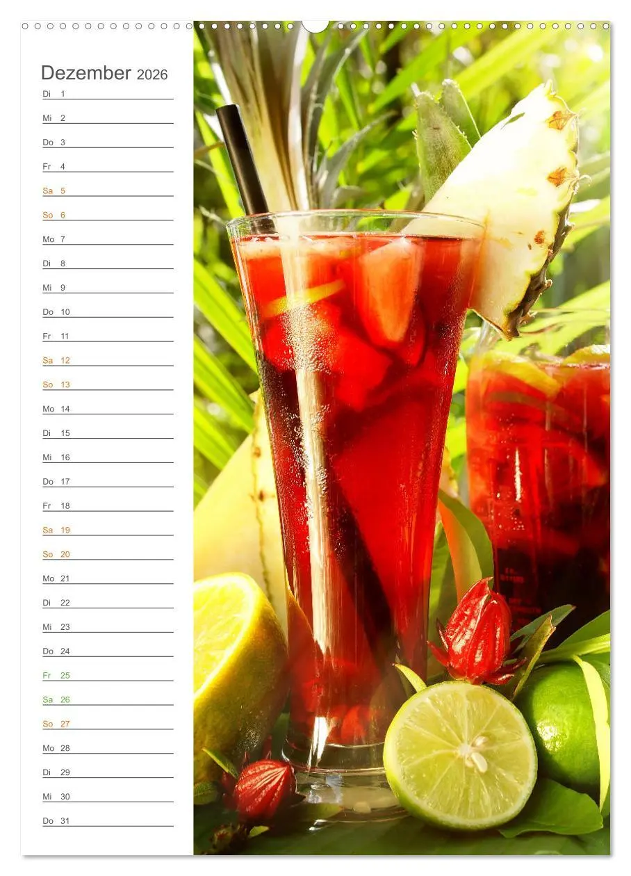 Bild: 9783516363647 | Tropical Cocktails - Erfrischend und fruchtig (Wandkalender 2026...