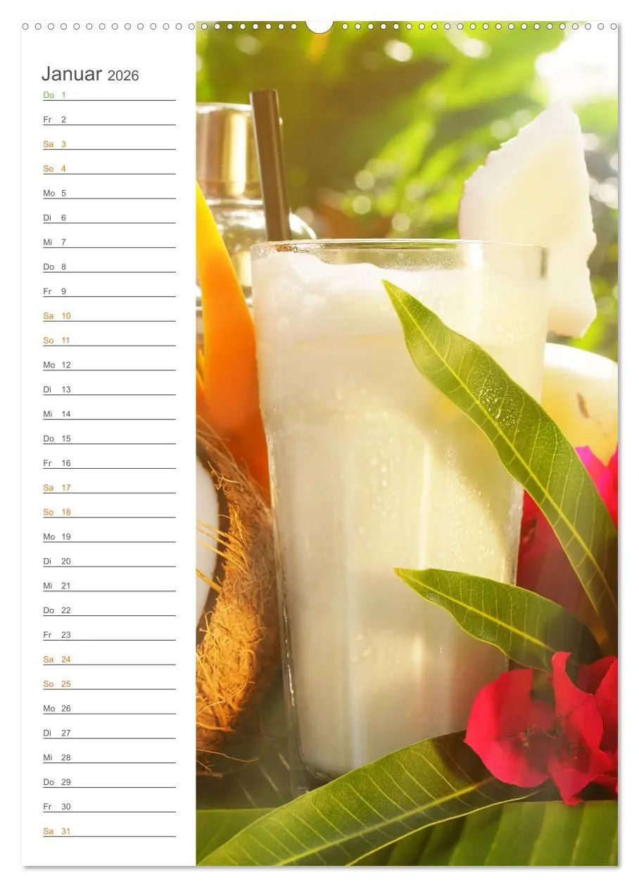 Bild: 9783516363647 | Tropical Cocktails - Erfrischend und fruchtig (Wandkalender 2026...