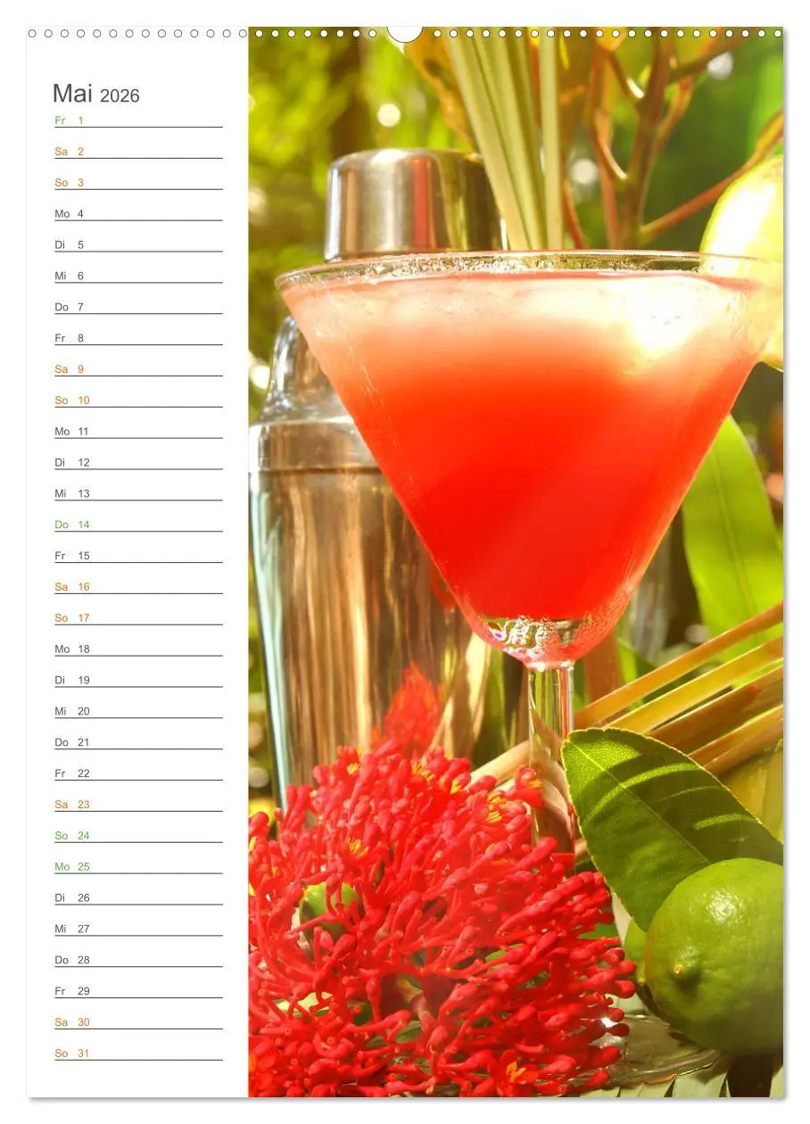 Bild: 9783516363647 | Tropical Cocktails - Erfrischend und fruchtig (Wandkalender 2026...