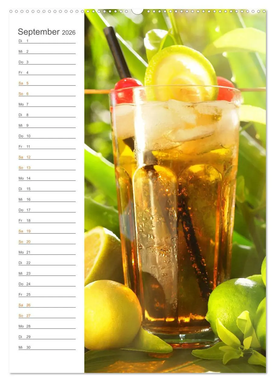Bild: 9783516363647 | Tropical Cocktails - Erfrischend und fruchtig (Wandkalender 2026...