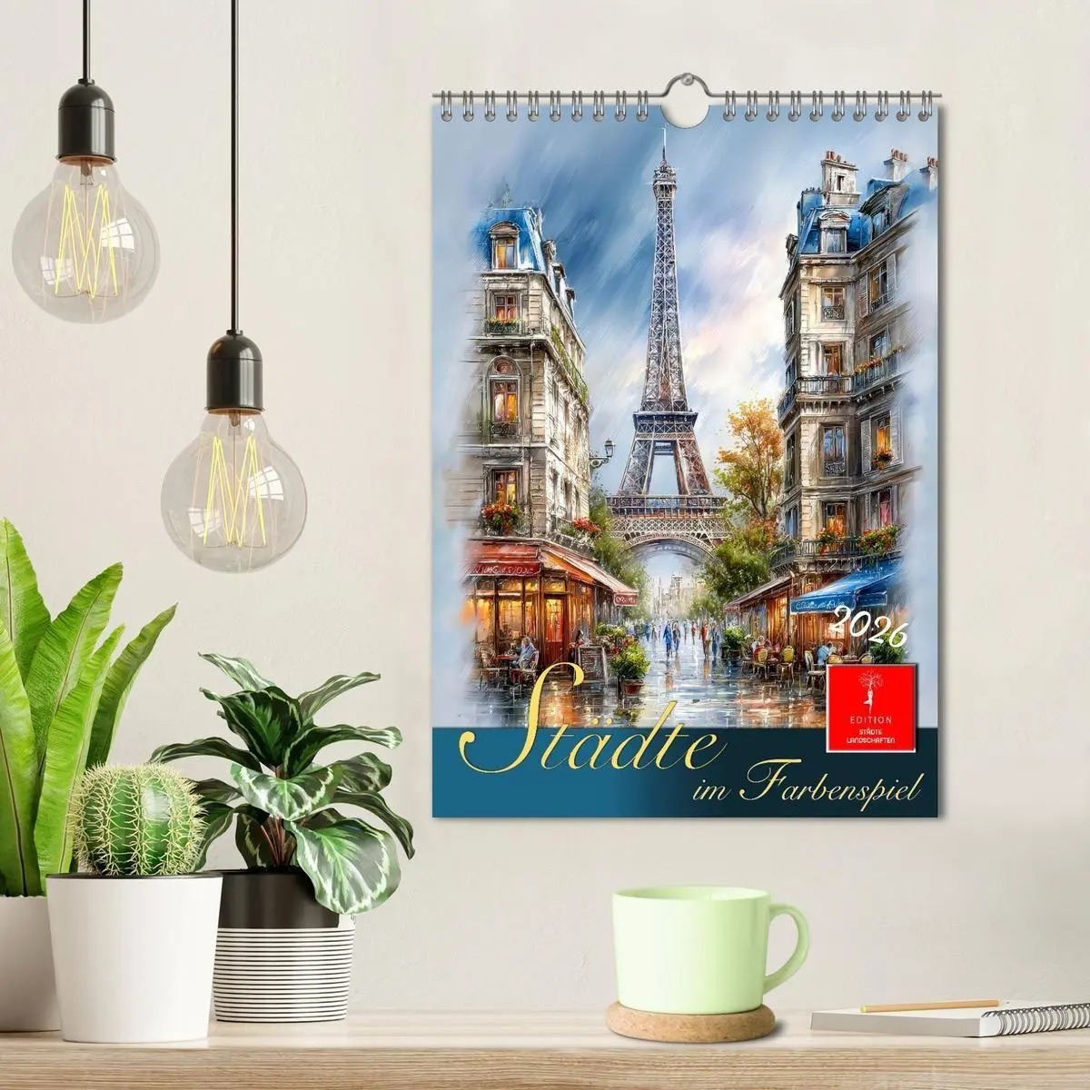 Bild: 9783516743647 | Städte im Farbenspiel (Wandkalender 2026 DIN A4 hoch), CALVENDO...