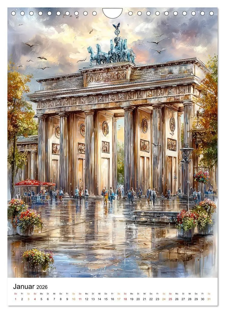 Bild: 9783516743647 | Städte im Farbenspiel (Wandkalender 2026 DIN A4 hoch), CALVENDO...
