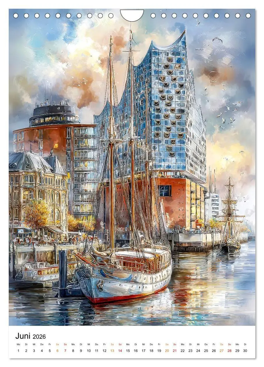 Bild: 9783516743647 | Städte im Farbenspiel (Wandkalender 2026 DIN A4 hoch), CALVENDO...