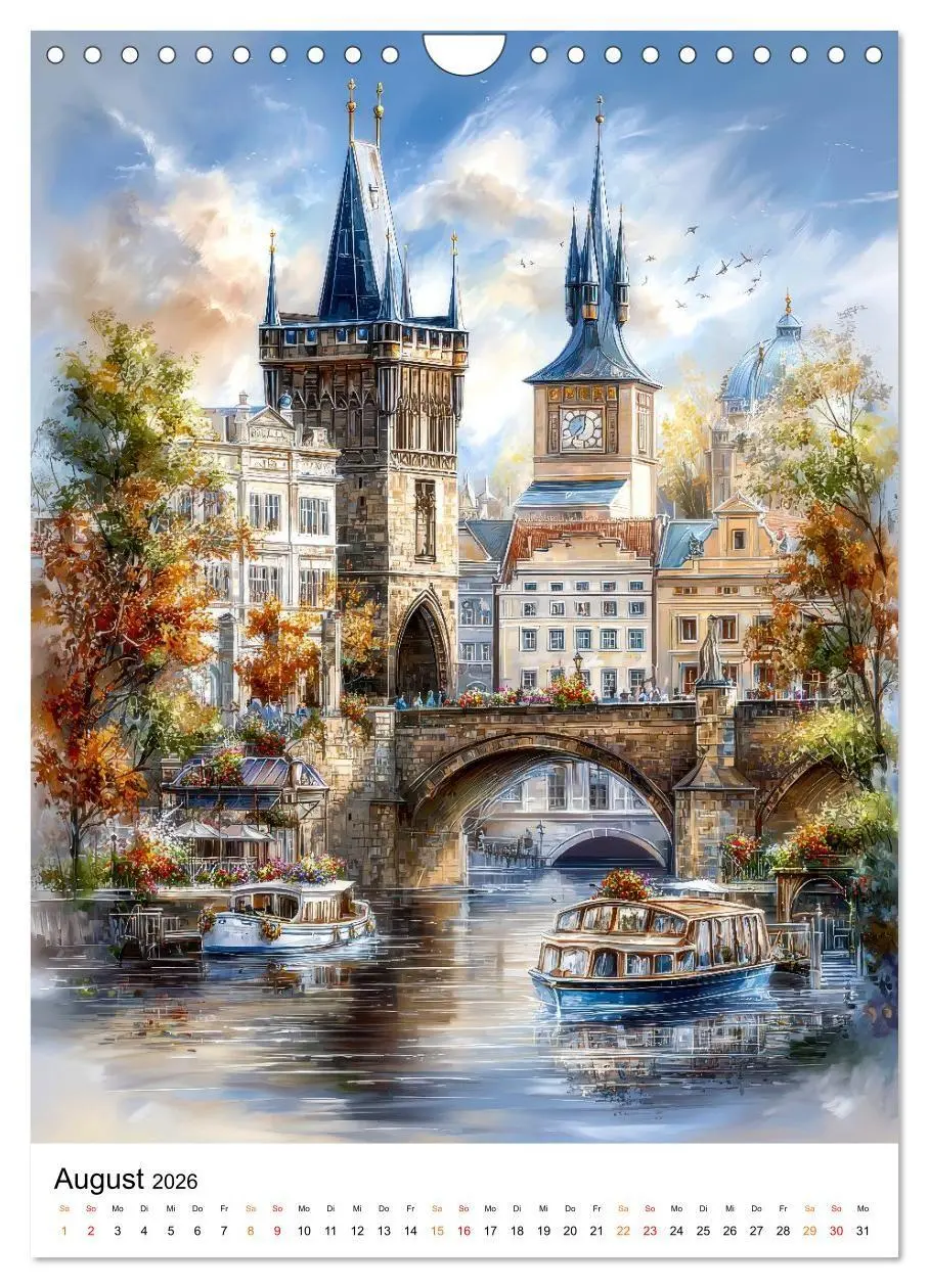 Bild: 9783516743647 | Städte im Farbenspiel (Wandkalender 2026 DIN A4 hoch), CALVENDO...