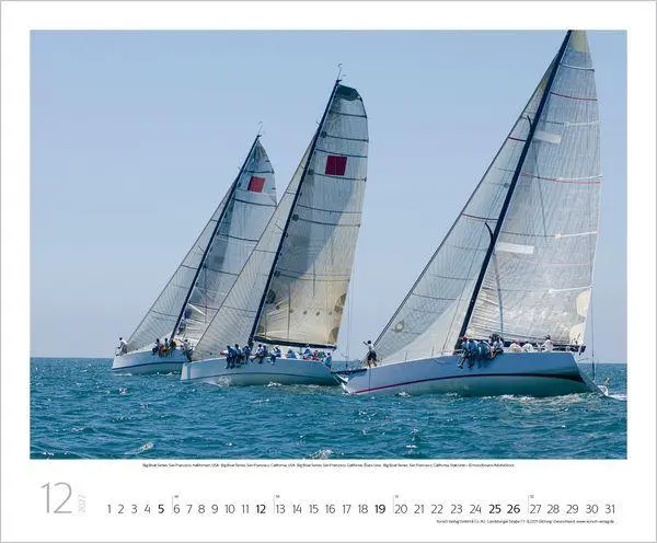 Bild: 9783819303647 | Sailing 2027 | Verlag Korsch | Kalender | Spiralbindung | 14 S. | 2027