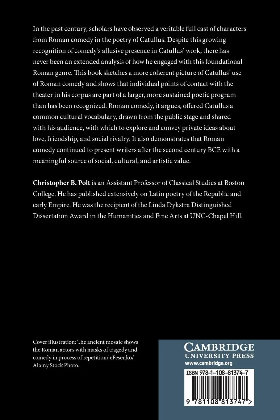 Rückseite: 9781108813747 | Catullus and Roman Comedy | Christopher B Polt | Taschenbuch | 2022