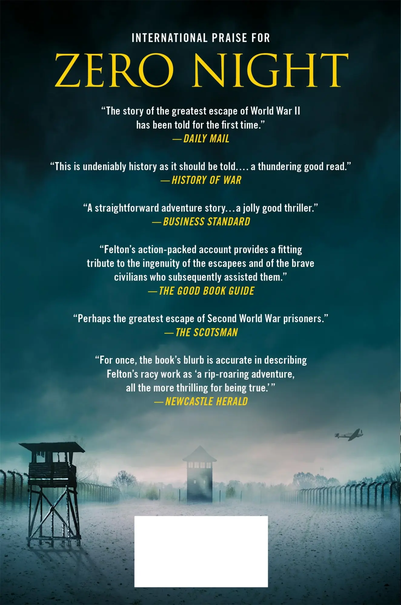 Rückseite: 9781250073747 | Zero Night | The Untold Story of World War Two's Greatest Escape