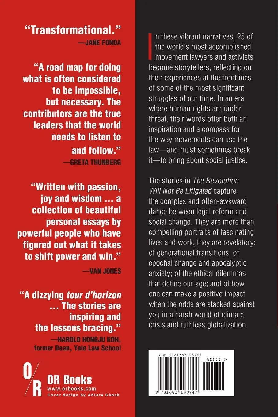 Rückseite: 9781682193747 | The Revolution Will Not Be Litigated | Mark Gevisser (u. a.) | Buch