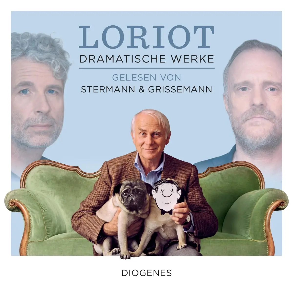 Cover: 9783257803747 | Dramatische Werke | Gelesen von Stermann &amp; Grissemann | Loriot | CD