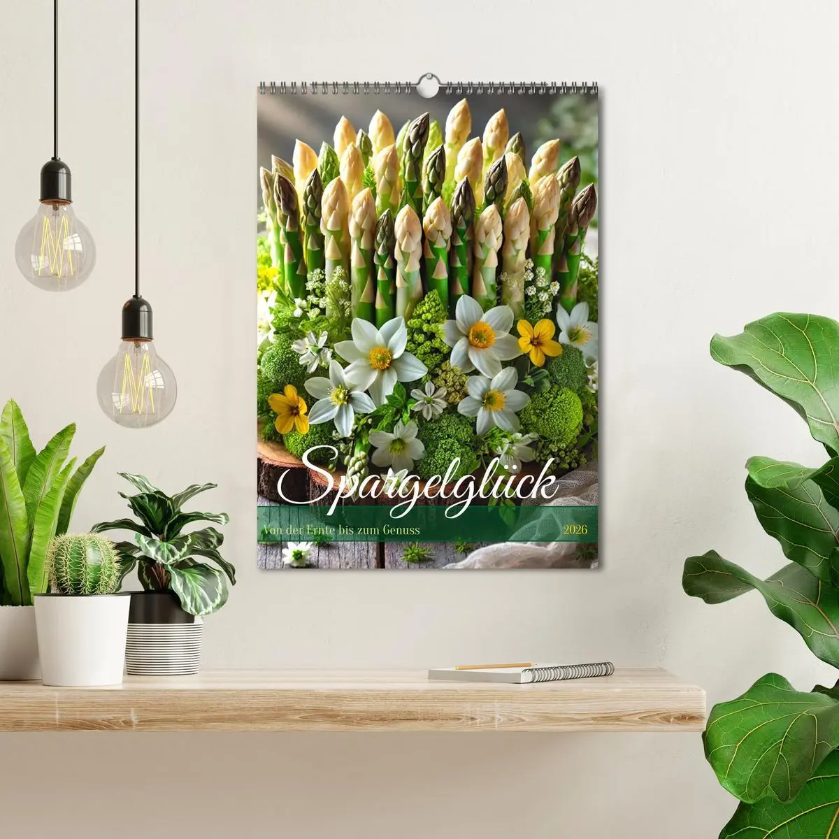 Bild: 9783457263747 | Spargelglück - von der Ernte bis zum Genuss (Wandkalender 2026 DIN...