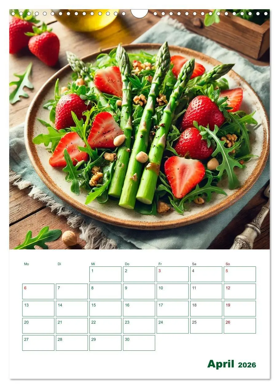 Bild: 9783457263747 | Spargelglück - von der Ernte bis zum Genuss (Wandkalender 2026 DIN...