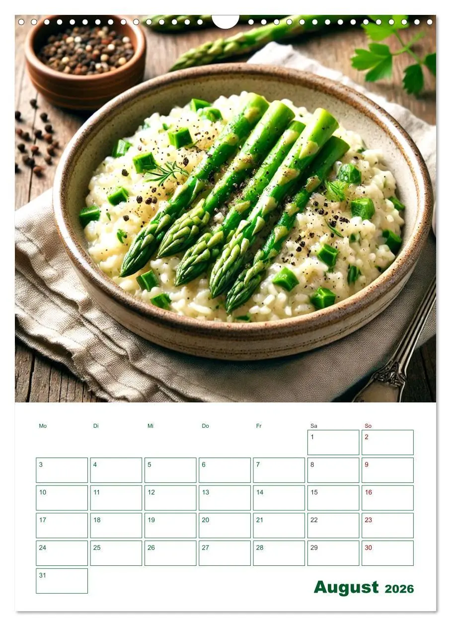 Bild: 9783457263747 | Spargelglück - von der Ernte bis zum Genuss (Wandkalender 2026 DIN...