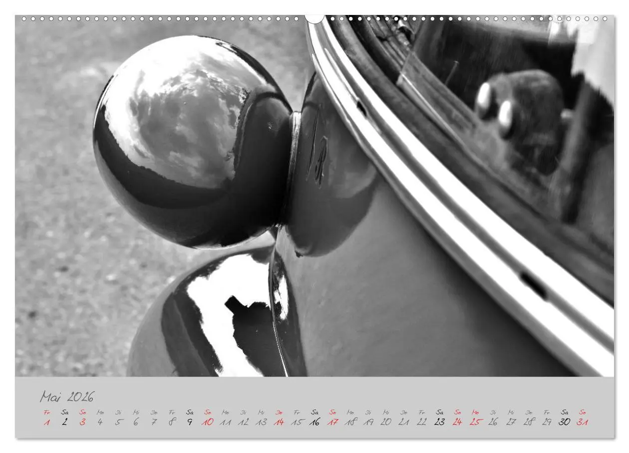 Bild: 9783516043747 | BMW Isetta 300 in schwarzweiß (Wandkalender 2026 DIN A2 quer),...
