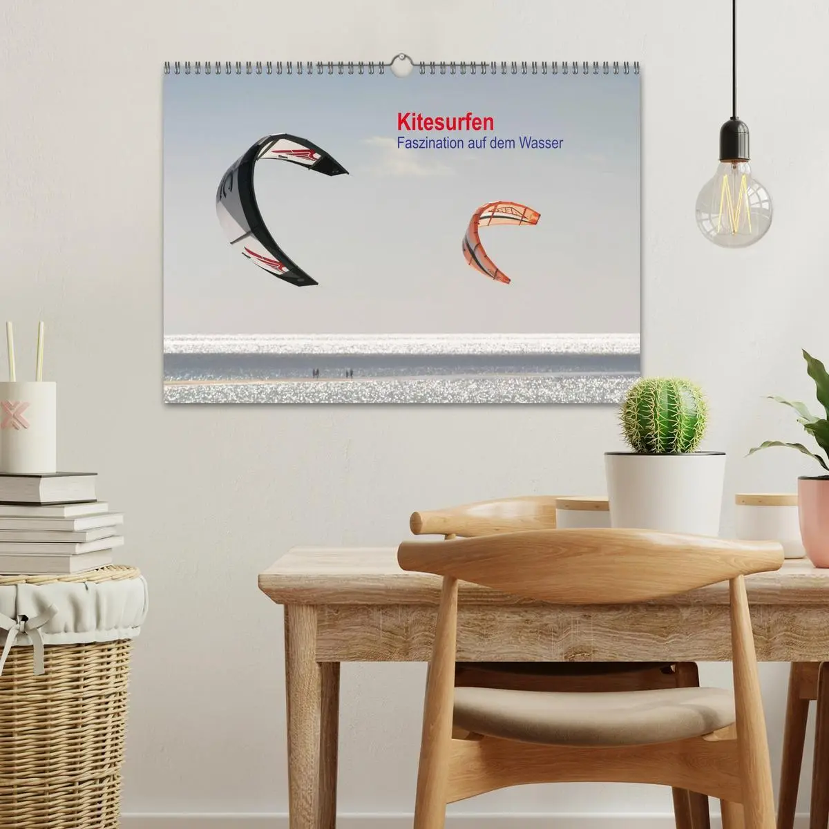 Bild: 9783516113747 | Kitesurfen - Faszination auf dem Wasser (Wandkalender 2026 DIN A3...
