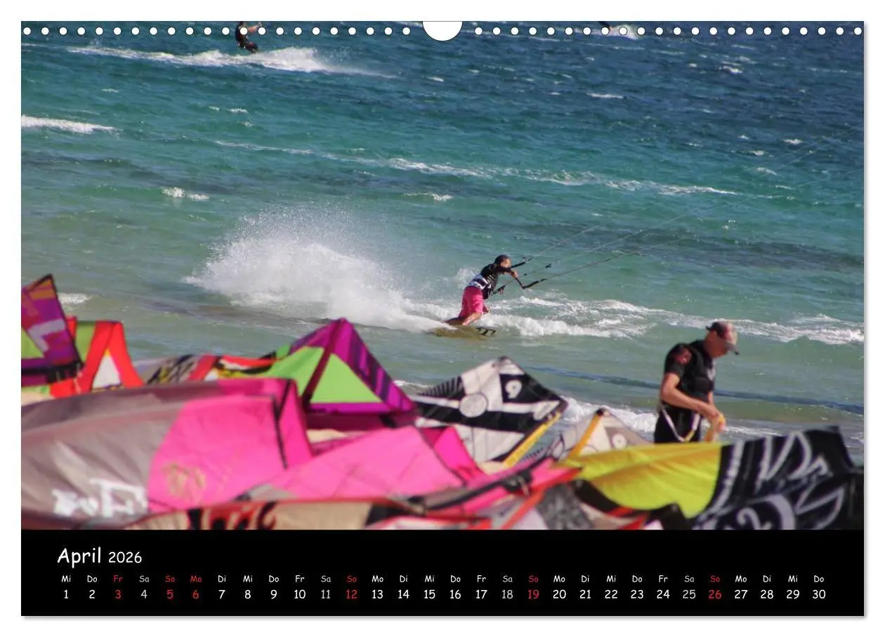 Bild: 9783516113747 | Kitesurfen - Faszination auf dem Wasser (Wandkalender 2026 DIN A3...