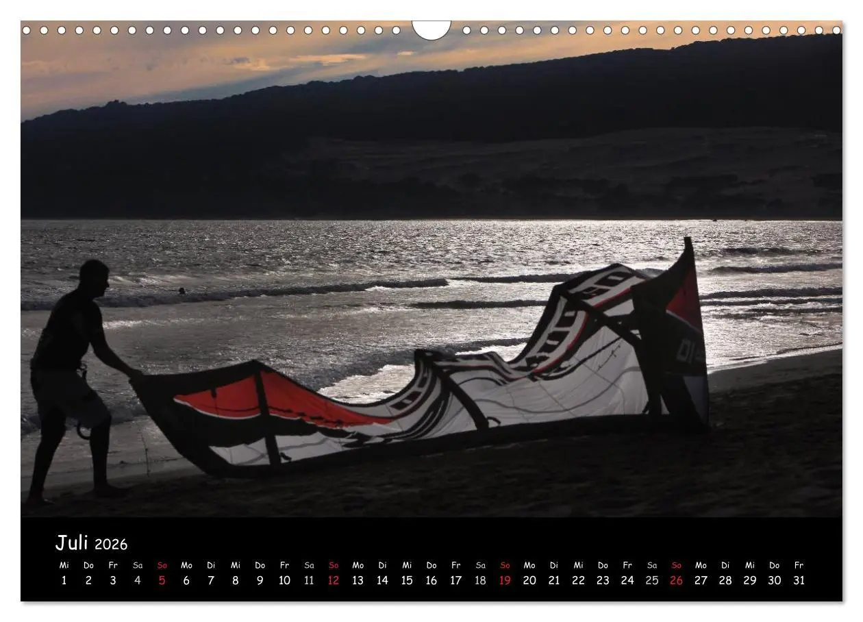 Bild: 9783516113747 | Kitesurfen - Faszination auf dem Wasser (Wandkalender 2026 DIN A3...