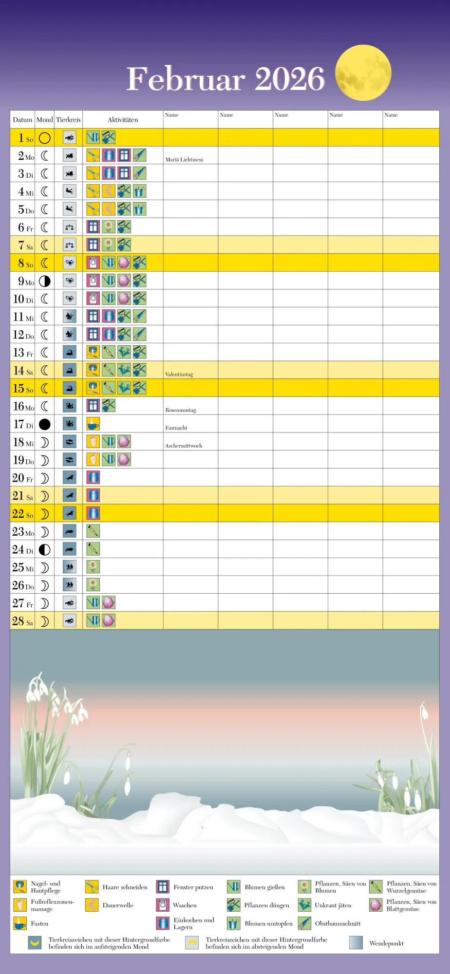 Bild: 9783517103747 | Der richtige Zeitpunkt Familienplaner 2026 - Monats-Wandkalender...