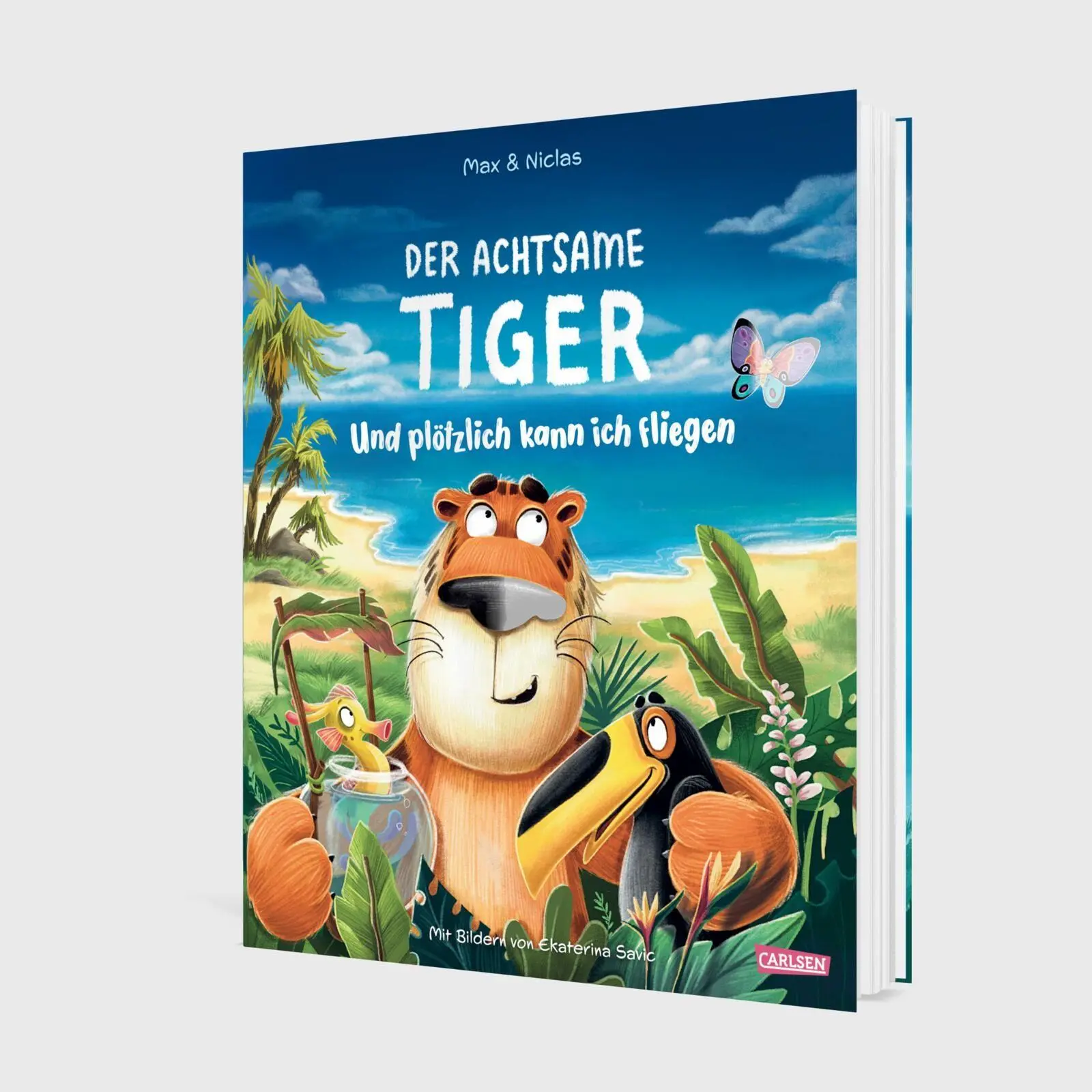 Bild: 9783551523747 | Der achtsame Tiger: Und plötzlich kann ich fliegen | Max &amp; Niclas