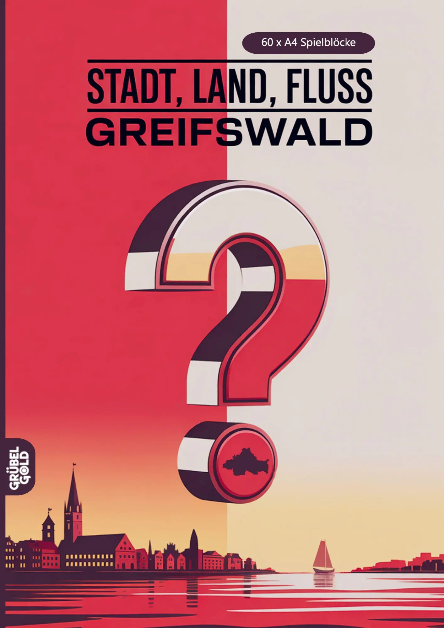 Cover: 9783693193747 | Stadt, Land, Fluss, Greifswald | Grübelgold Rätselhefte | Taschenbuch