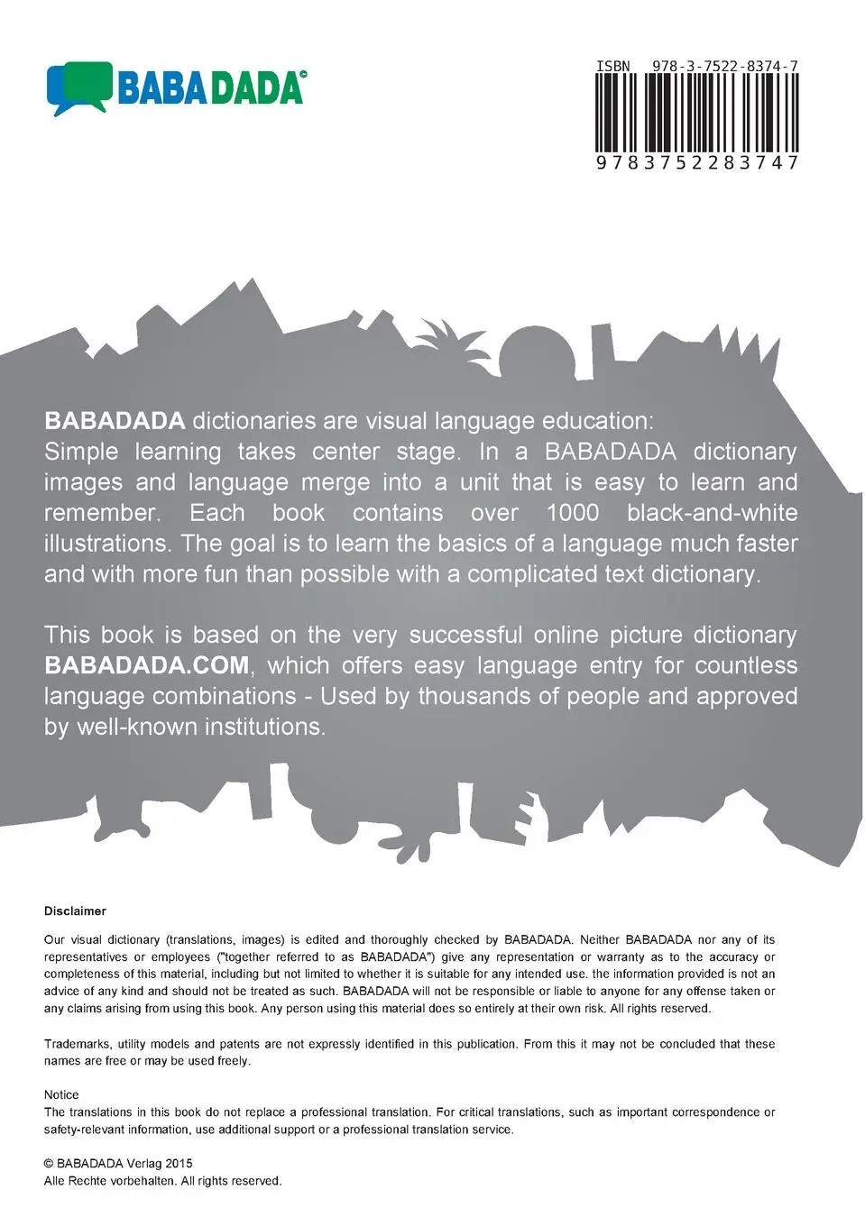 Rückseite: 9783752283747 | Leetspeak (US English) - Chinese (in chinese script), p1c70r14l...