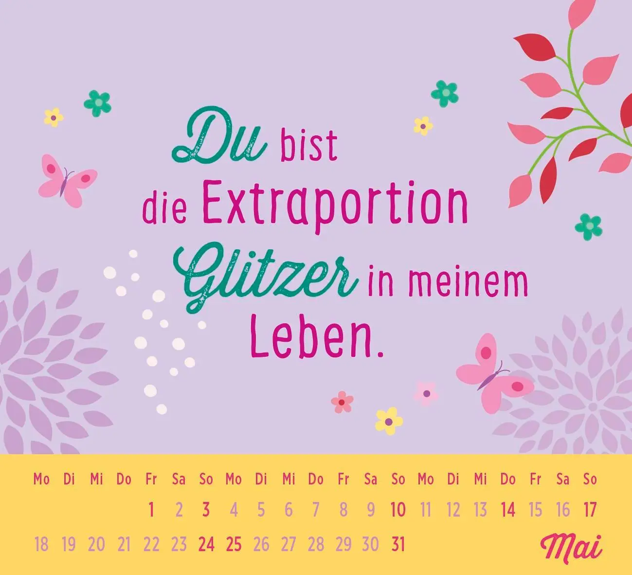 Bild: 4036442013847 | Mini-Kalender 2026: Für eine tolle Freundin wie dich | Groh Verlag