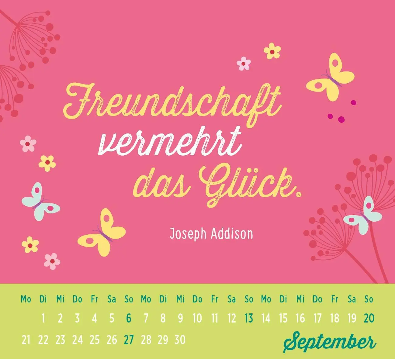 Bild: 4036442013847 | Mini-Kalender 2026: Für eine tolle Freundin wie dich | Groh Verlag