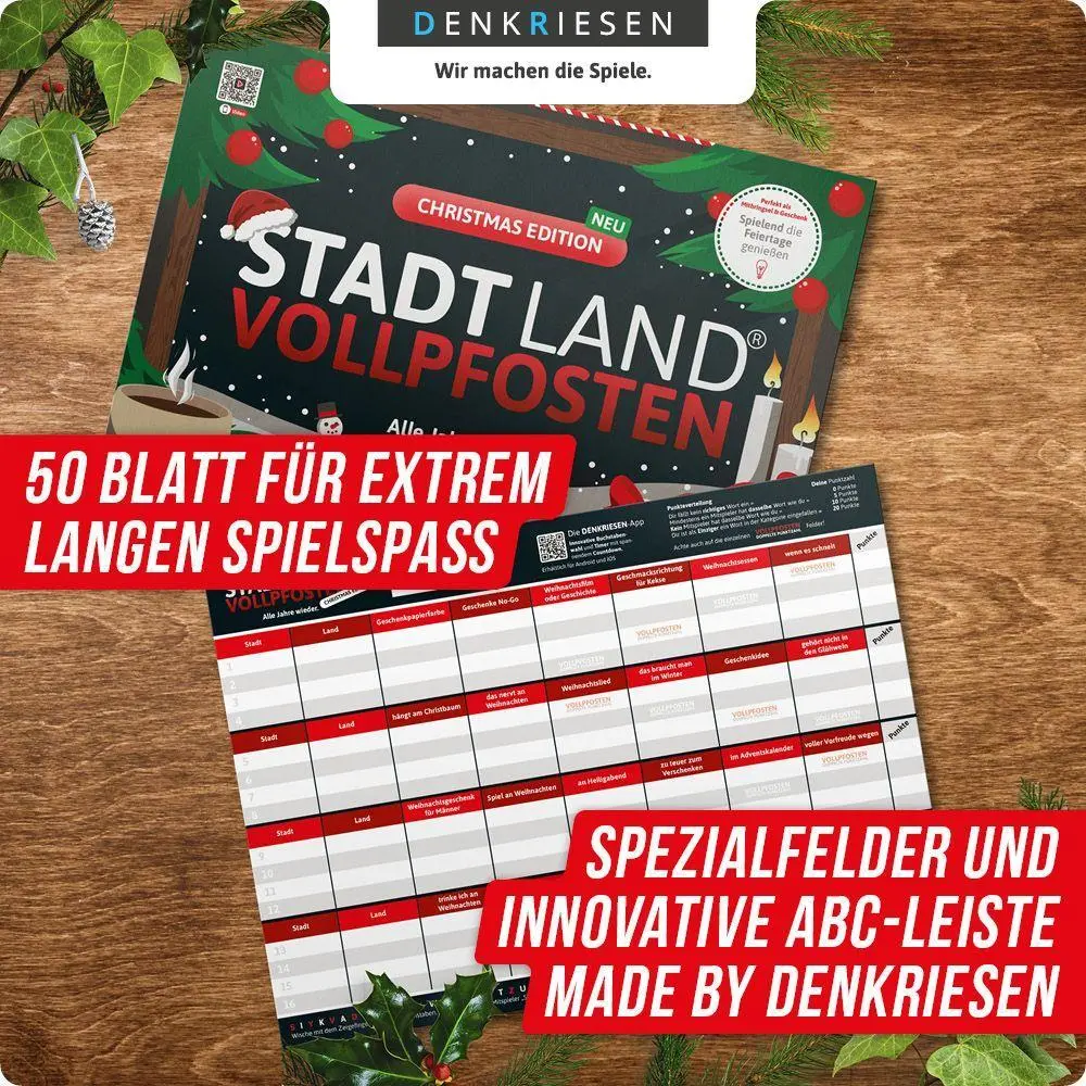 Bild: 4260528093847 | DENKRIESEN - STADT LAND VOLLPFOSTEN® - CHRISTMAS EDITION - "Alle...