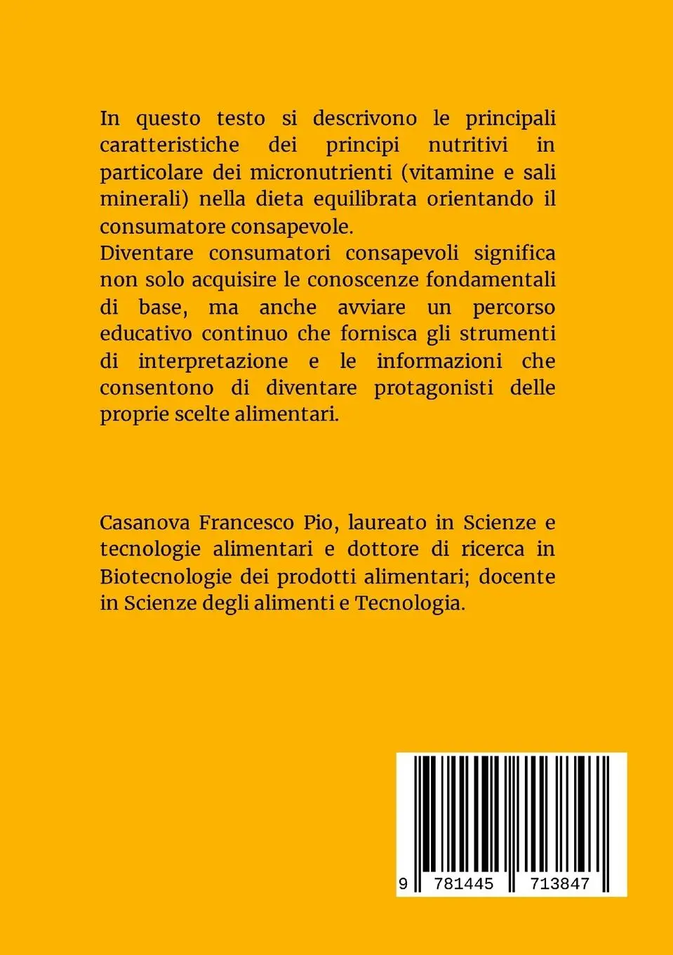 Rückseite: 9781445713847 | L'importanza dei micronutrienti nell'alimentazione equilibrata | Buch
