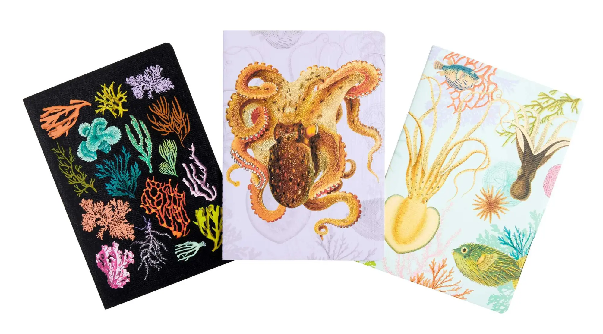 Cover: 9781647223847 | Art of Nature: Under the Sea Sewn Notebook Collection (Set of 3)