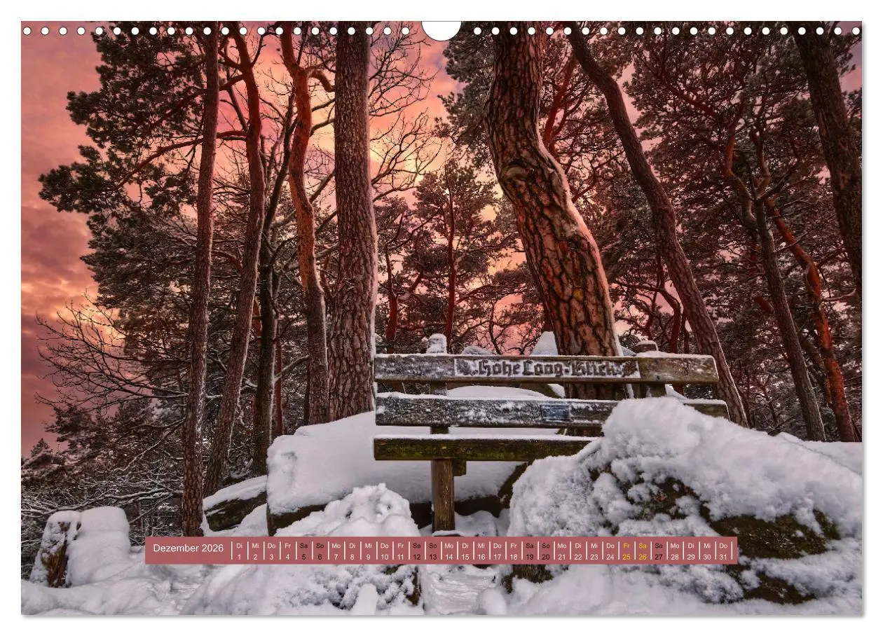 Bild: 9783457563847 | Magischer Pfälzer Wald (Wandkalender 2026 DIN A3 quer), CALVENDO...