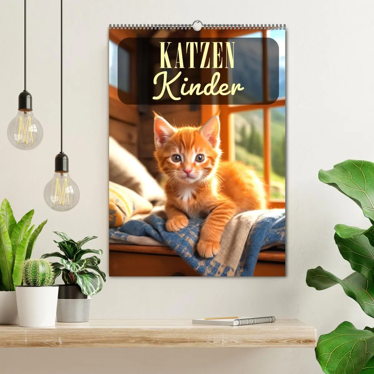 Bild: 9783516273847 | Katzenkinder (Wandkalender 2026 DIN A2 hoch), CALVENDO Monatskalender