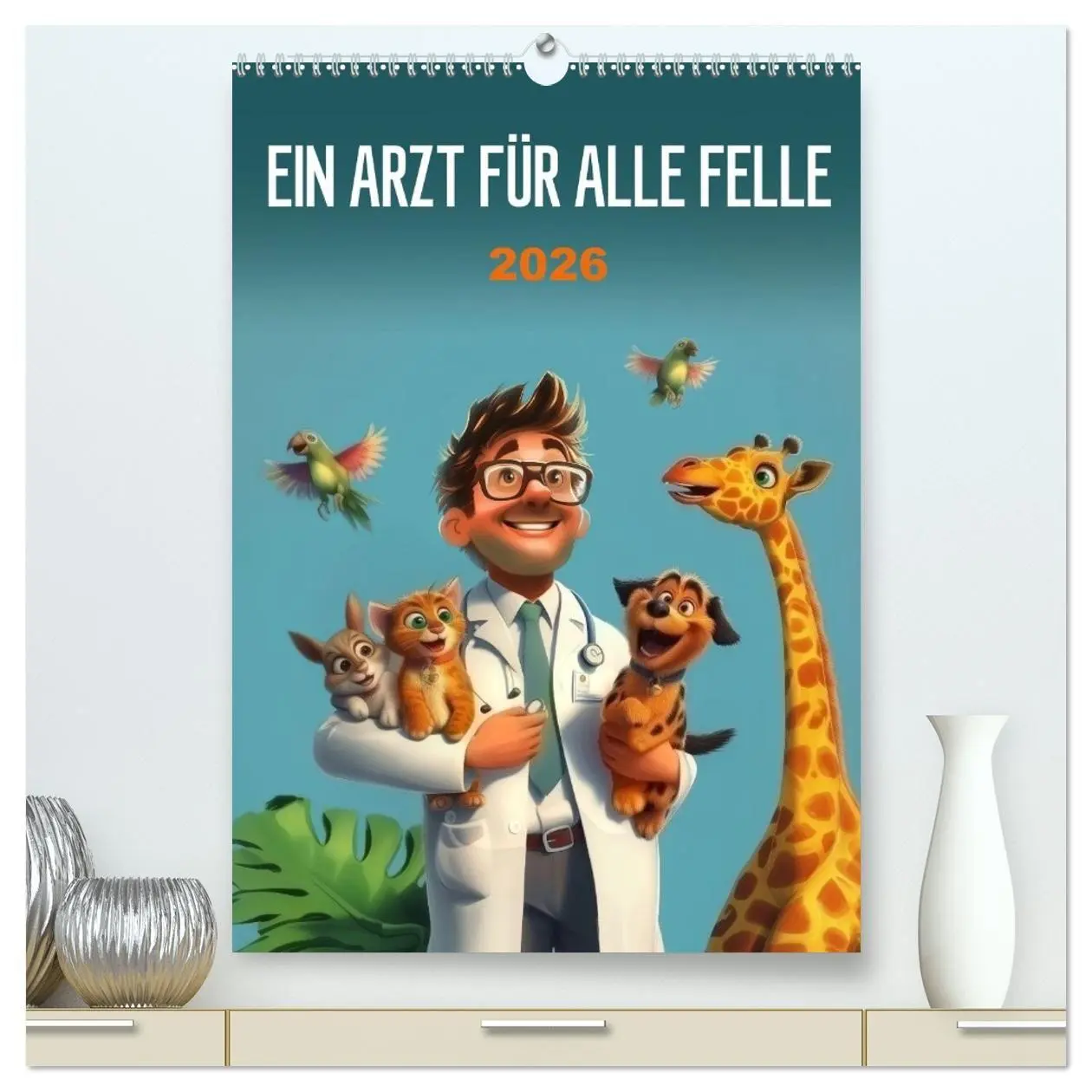 Cover: 9783516653847 | Ein Arzt für alle Felle (hochwertiger Premium Wandkalender 2026 DIN...